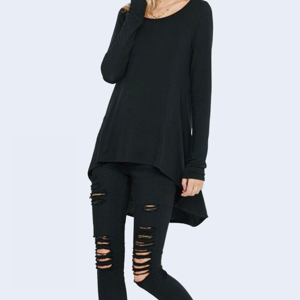 EXPRESS One Eleven Black High Low Tunic